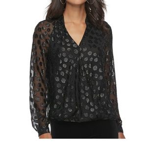 Jennifer Lopez Dot Crossover top.